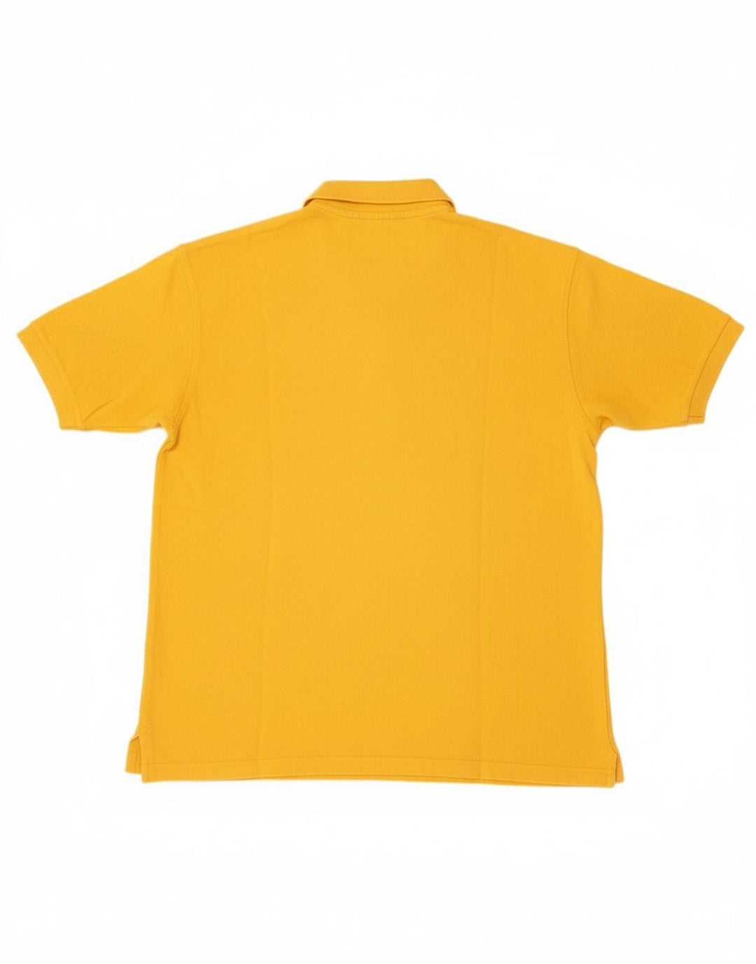 LOTTO Mens Polo Shirt Medium Yellow Cotton