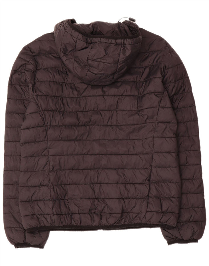 Giacca imbottita con cappuccio da donna Carrera UK 16 grande nylon nero