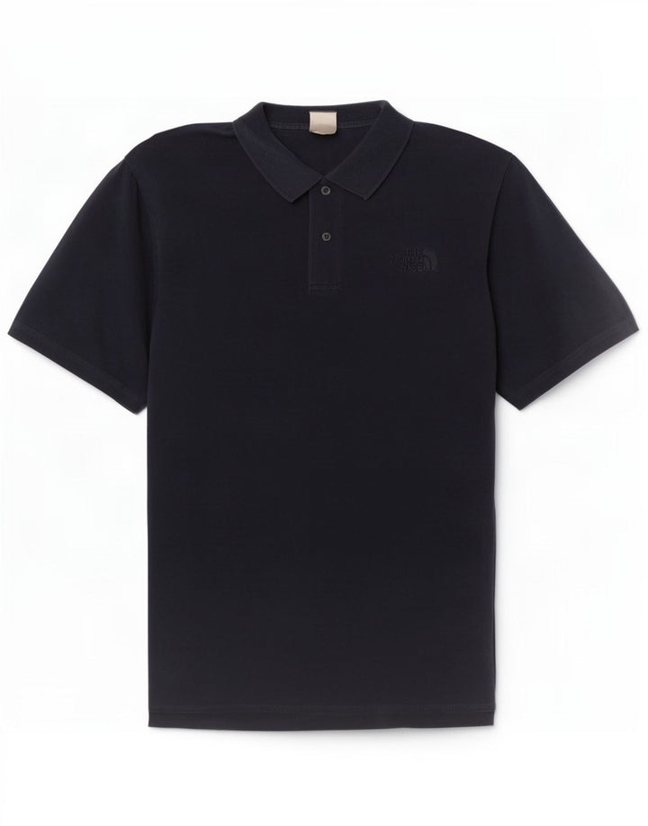 Camisa polo masculina The North Face médio algodão azul marinho