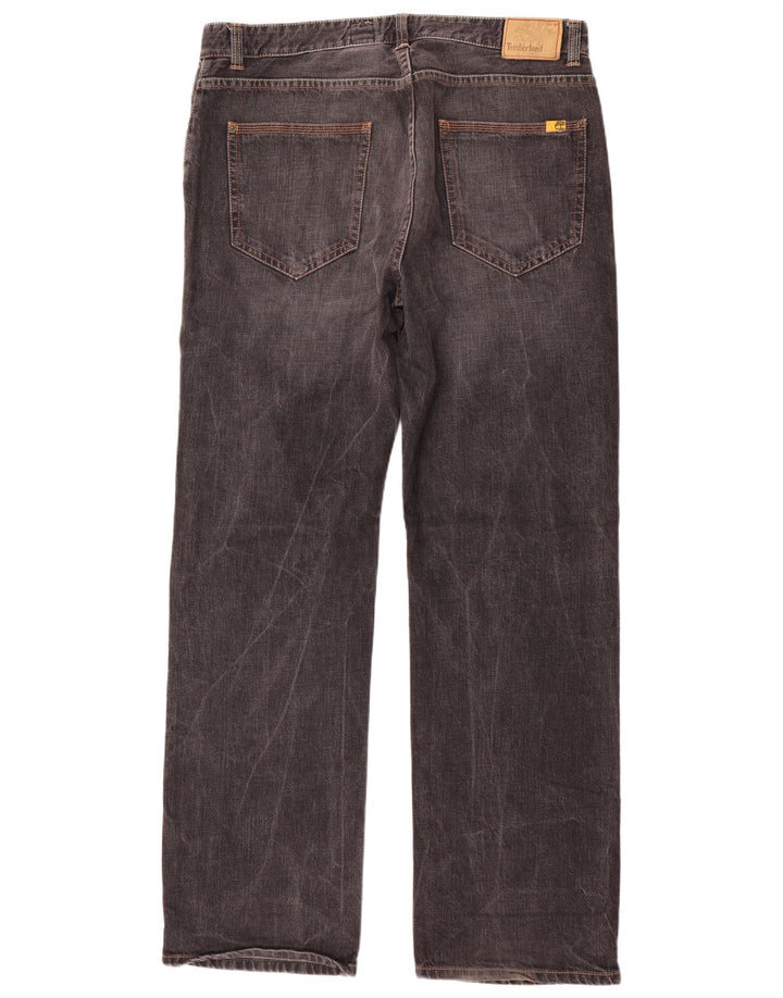 Jeans dritti da uomo Timberland W38 L35 cotone grigio