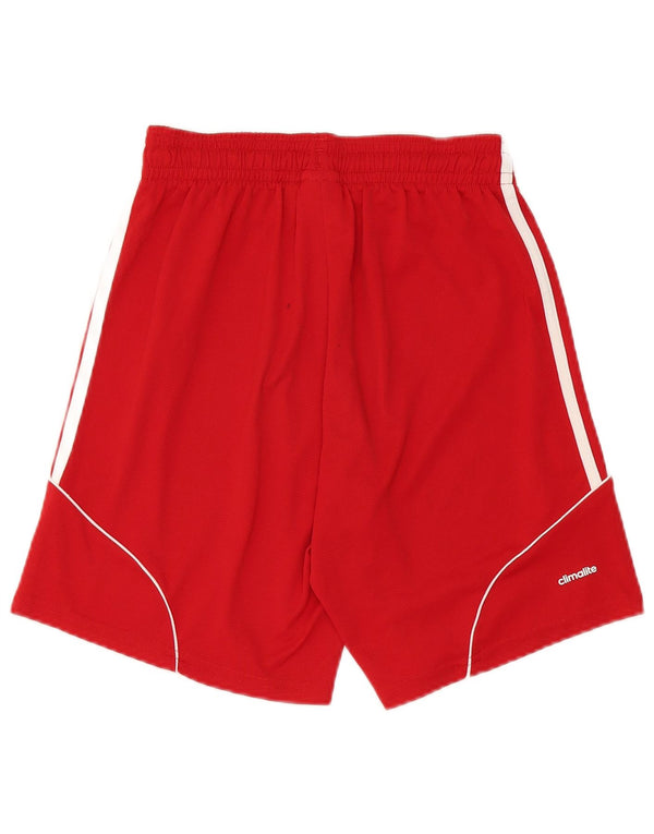 Adidas Mens Climalite sport rövidnadrág kis piros poliészter