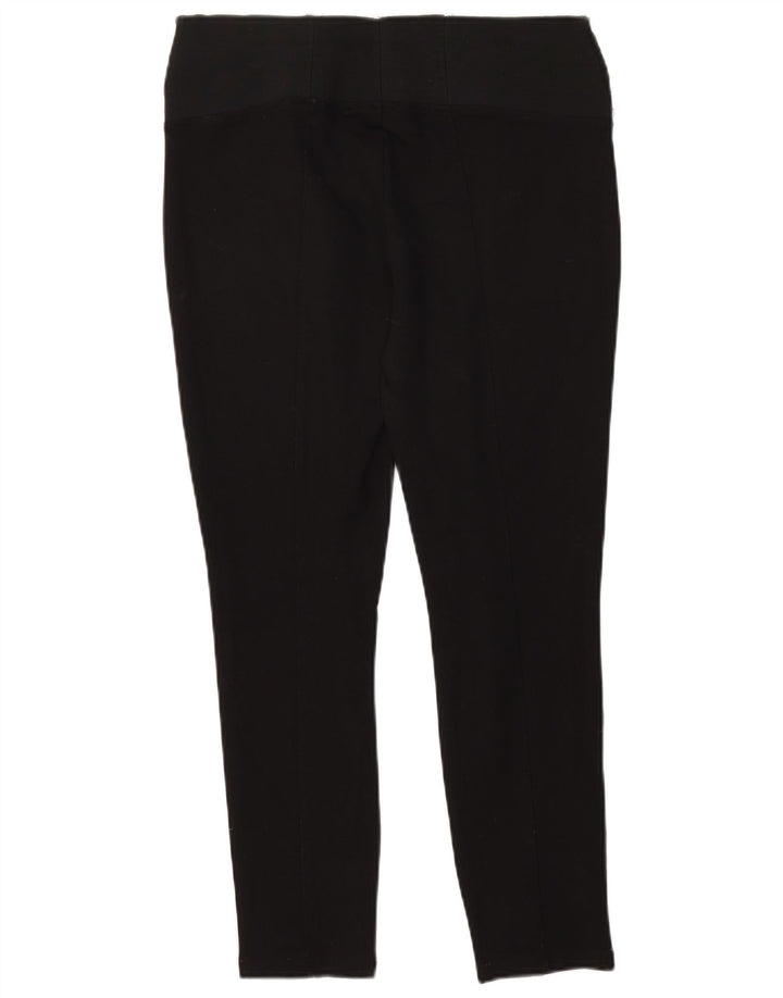 Zara Womens Crop Leggings UK 16 Large Black