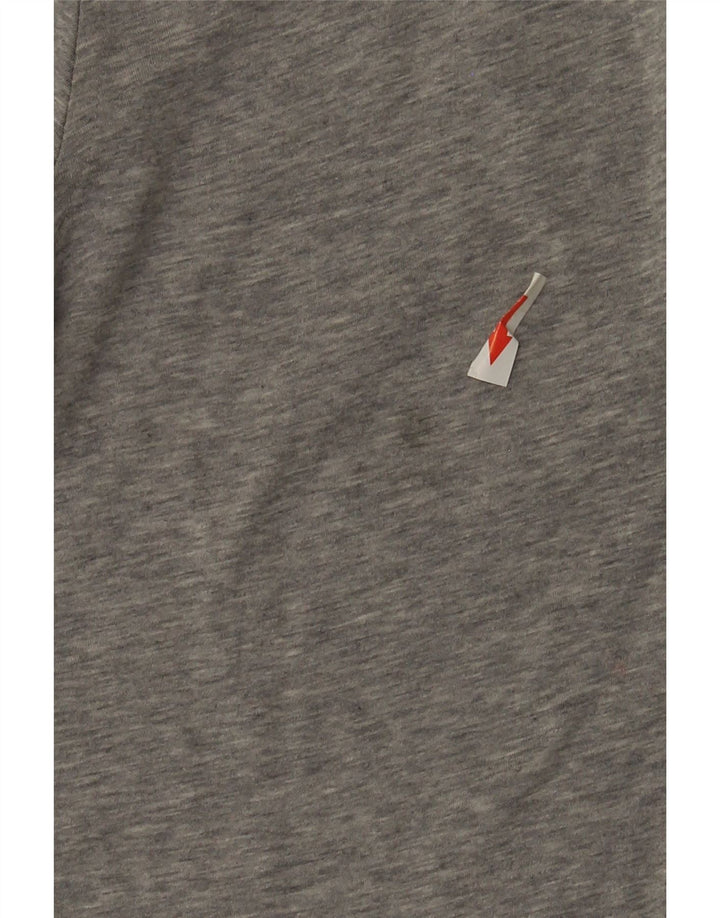 Camicia da uomo Reiss in cotone grigio medio