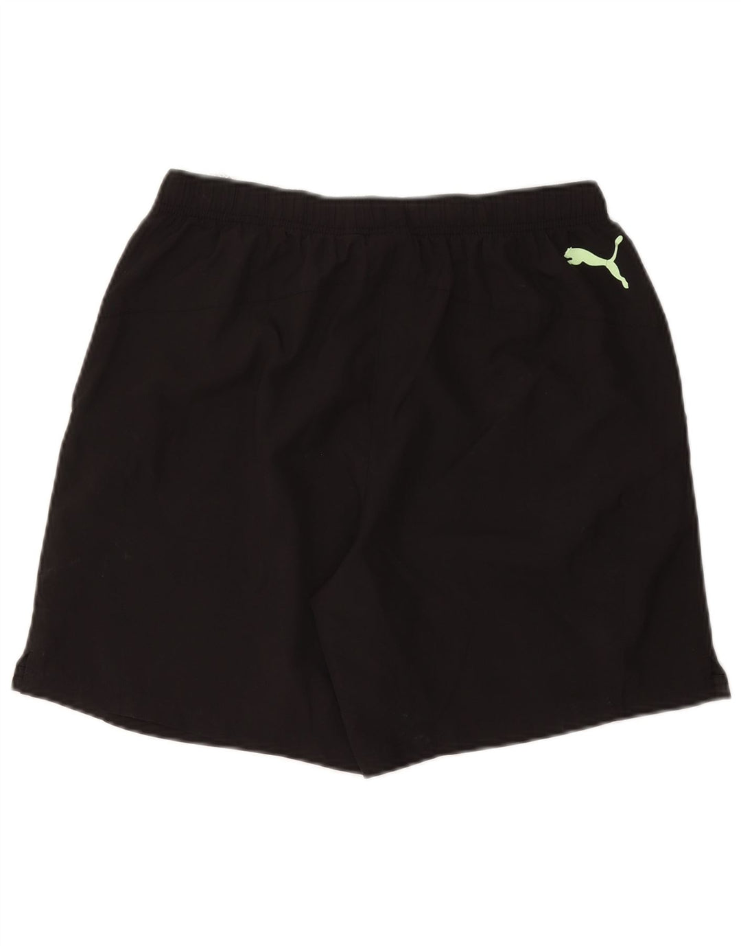 Puma Pantalones cortos deportivos gráficos para hombre Poliéster negro mediano