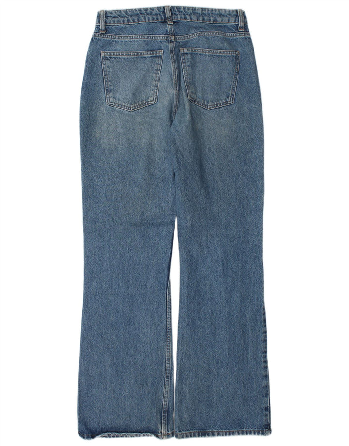 Topshop Damen Bootcut Jeans W28 L32 Blaue Baumwolle
