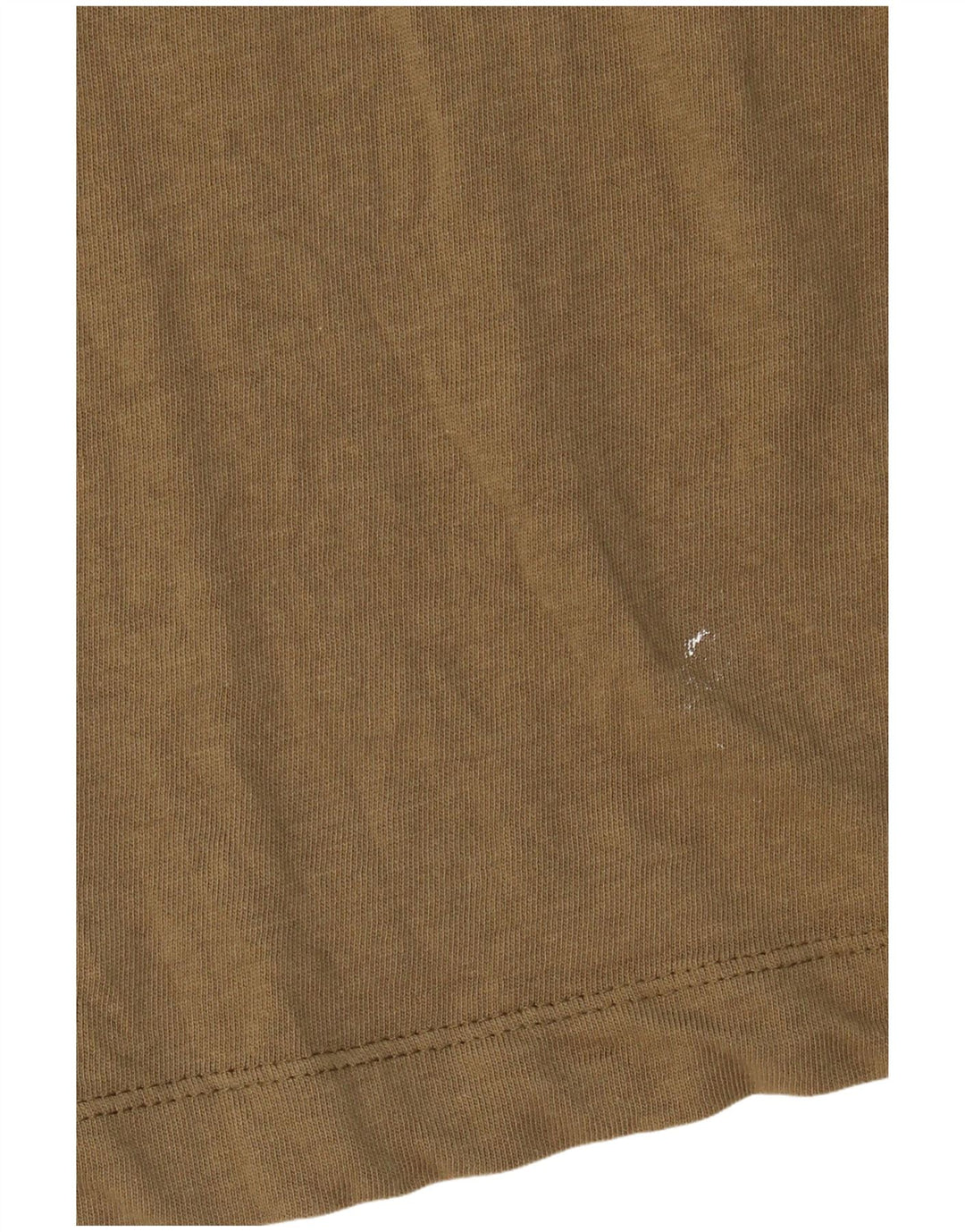 ZARA Mens T-Shirt Top Large Khaki Cotton