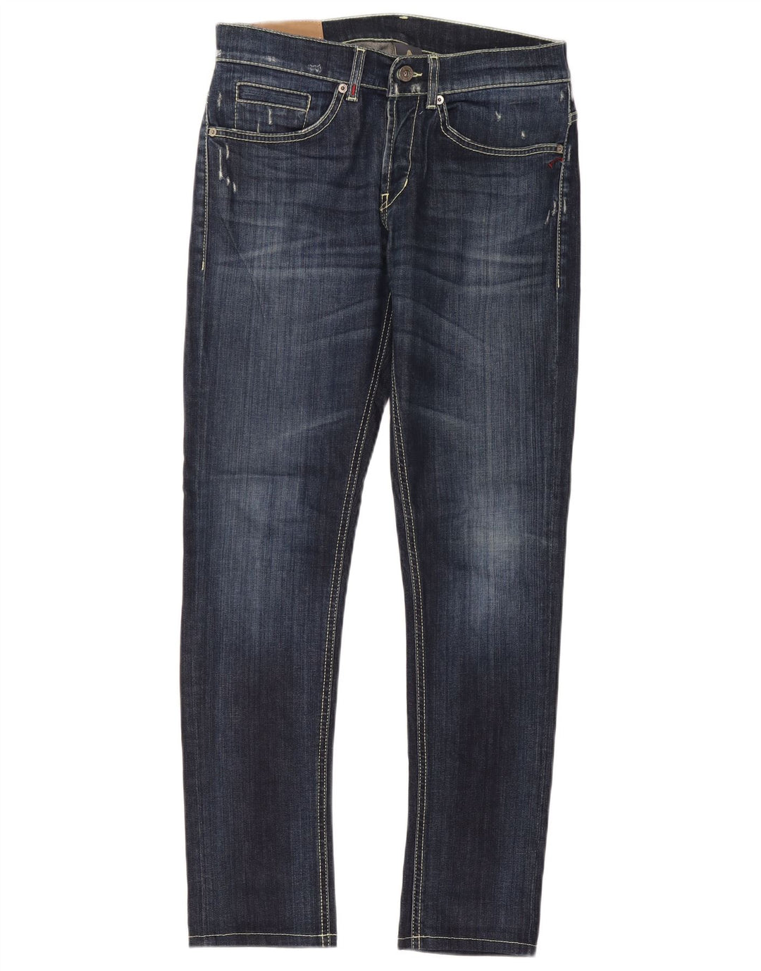 Jeans slim da uomo Dondup W31 L30 in cotone blu navy