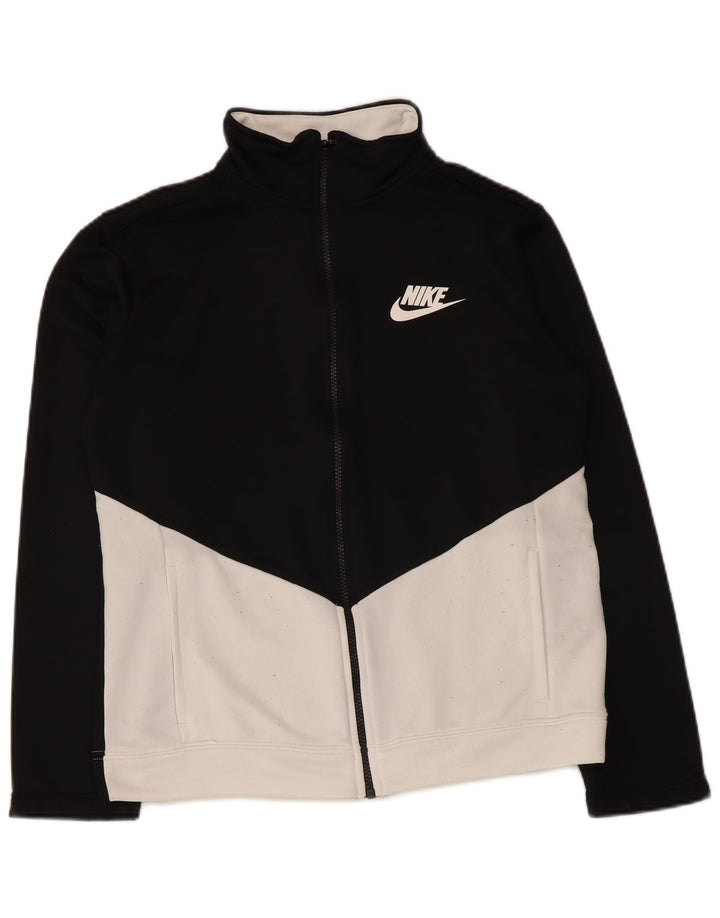 Giacca da tuta da ragazzo Nike 13-14 anni XL Poliestere color block nero