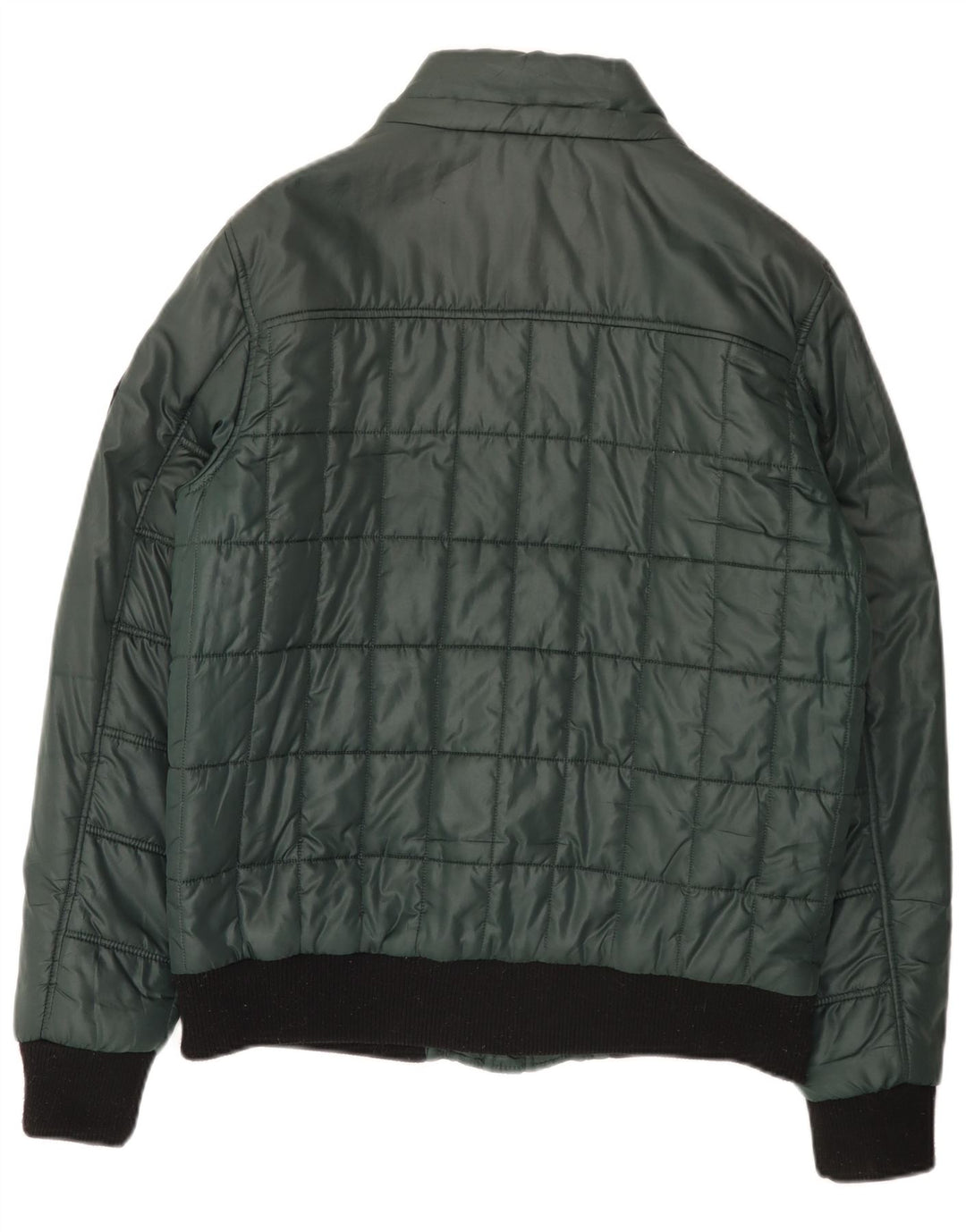 Kenvelo Chaqueta acolchada para hombre UK 40 Grande Poliéster verde