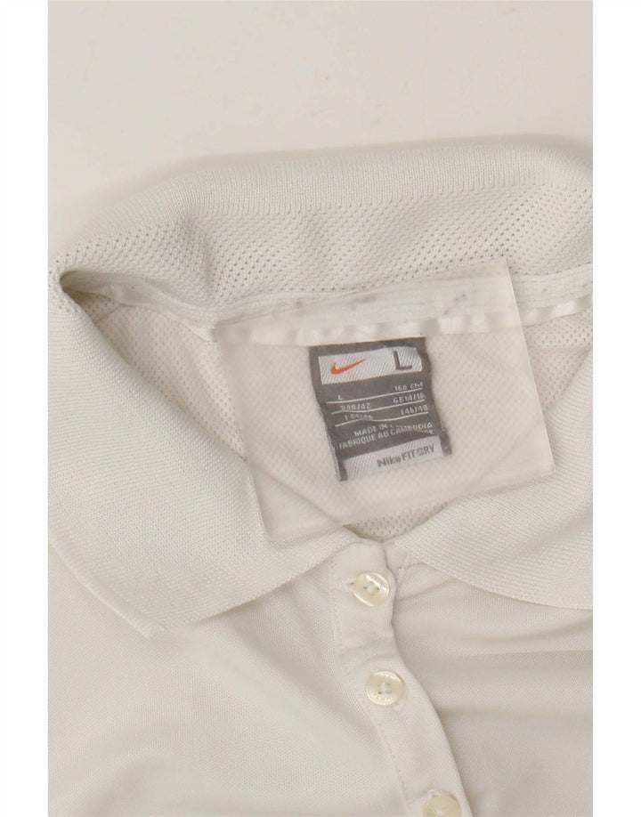 Polo Nike Donna UK 14/16 Large Bianca