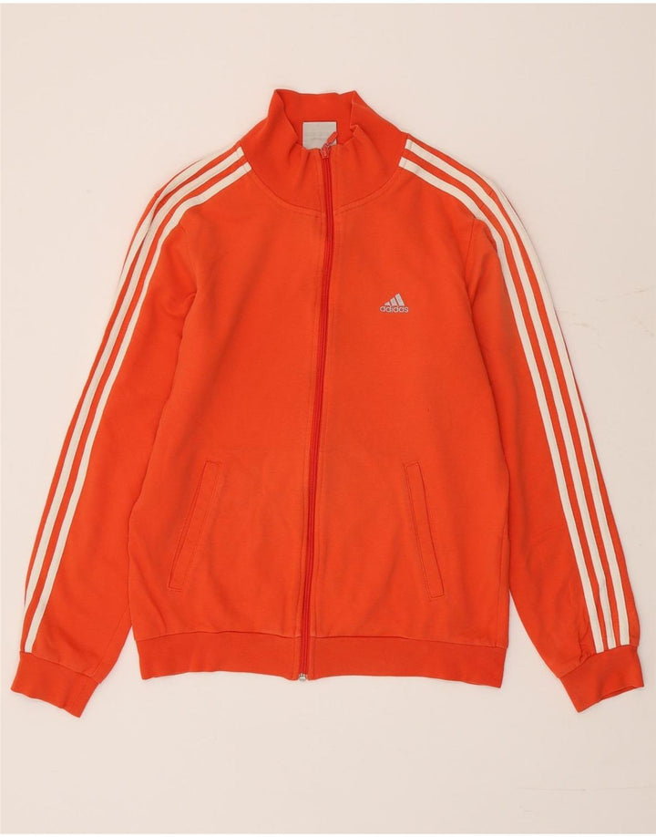 Adidas Mens Tracksuit Top Jacket XS Orange Cotton