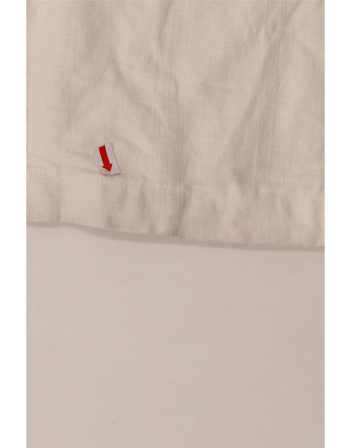 Calça casual feminina Bristol Bootcut LEE W29 L33 algodão branco
