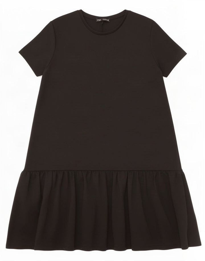 Abito a strati da donna Zara UK 10 piccolo poliestere nero