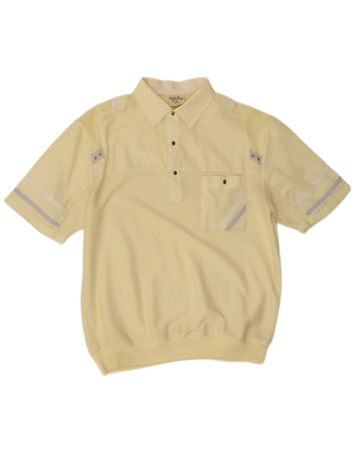 Maglia pullover da uomo Angelo Litrico IT 48/50 a righe gialle medie