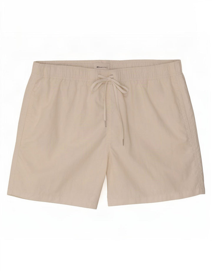 Zara Hombre Bañador Shorts Large Blanco Poliéster