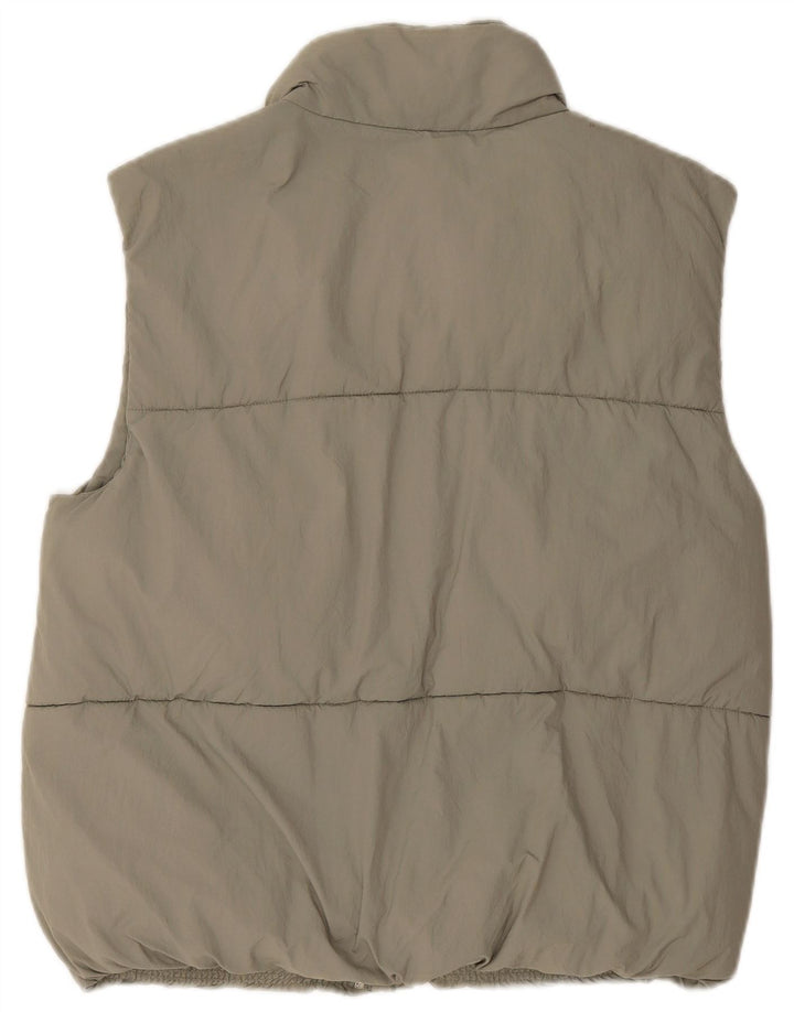 Zara Boys Padded Gilet 13-14 Years Khaki Nylon