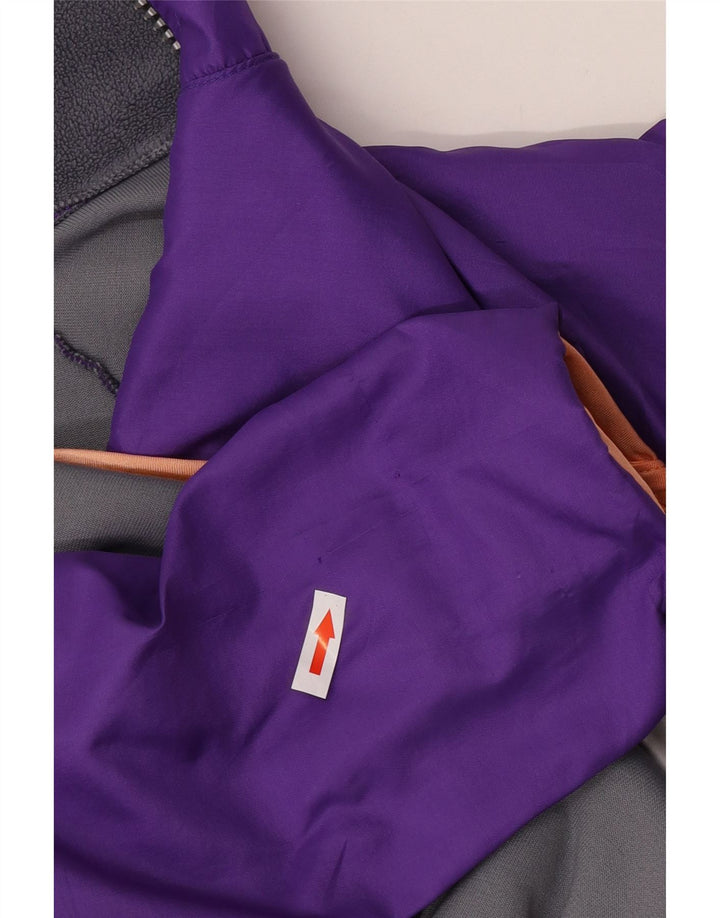 Giacca da ginnastica da uomo Castelli piccola in poliestere color block viola