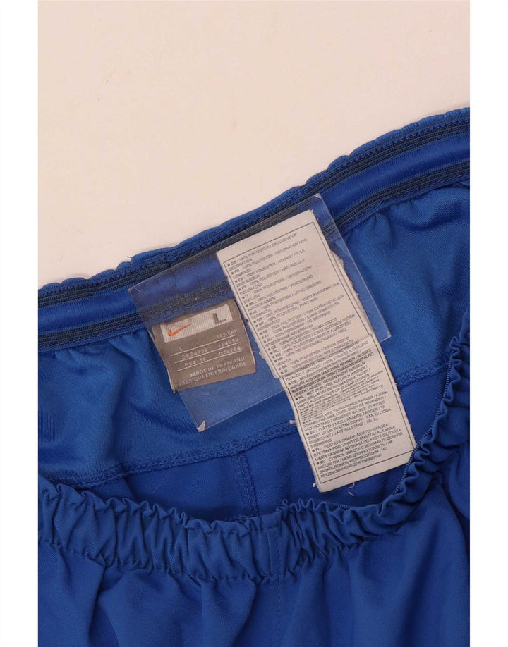 Short de sport Nike pour hommes, grand, bleu, polyester