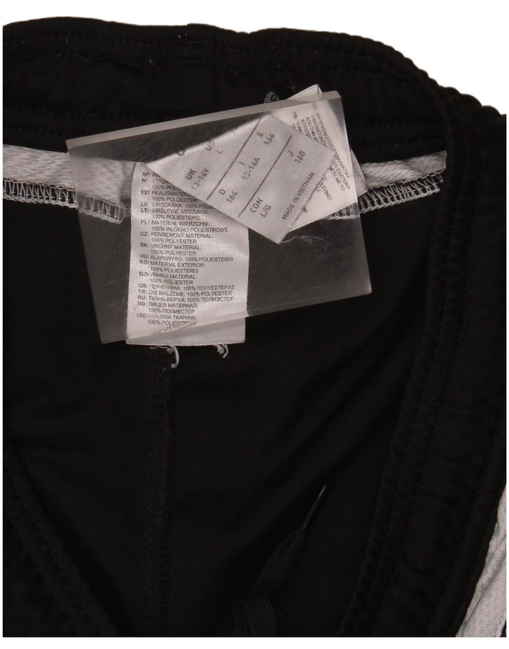 Pantaloni della tuta ADIDAS da ragazzo Climacool 13-14 anni in poliestere nero