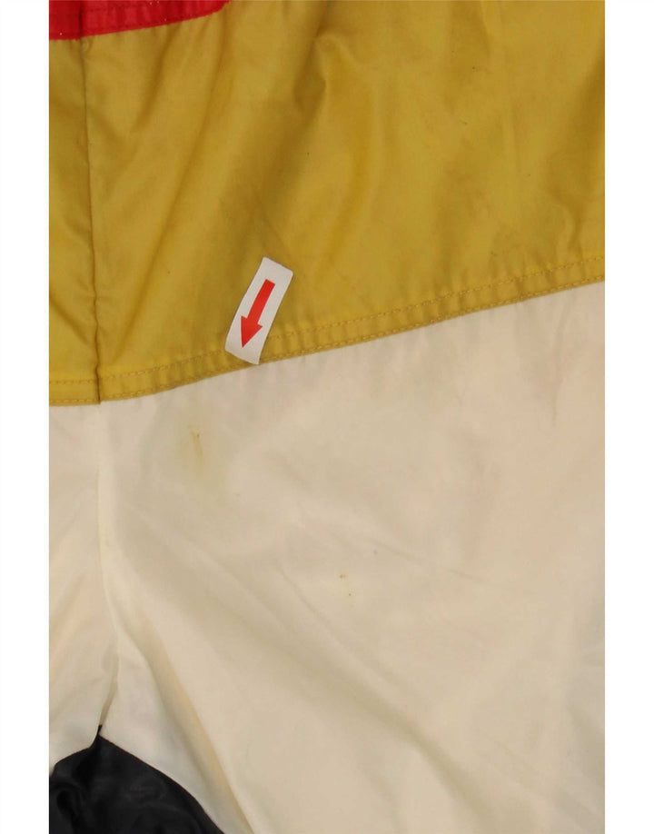 Vintage Mens Swimming Shorts IT 52 Large Multicoloured Colourblock Nylon