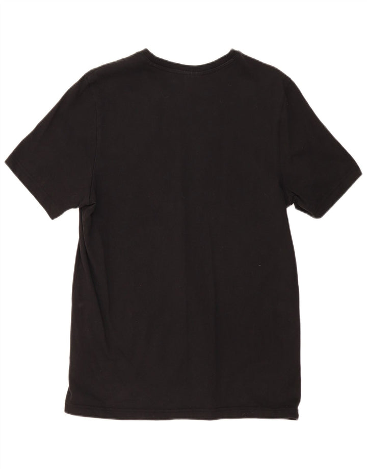 Reebok Mens Graphic T-Shirt Top Large Black Cotton