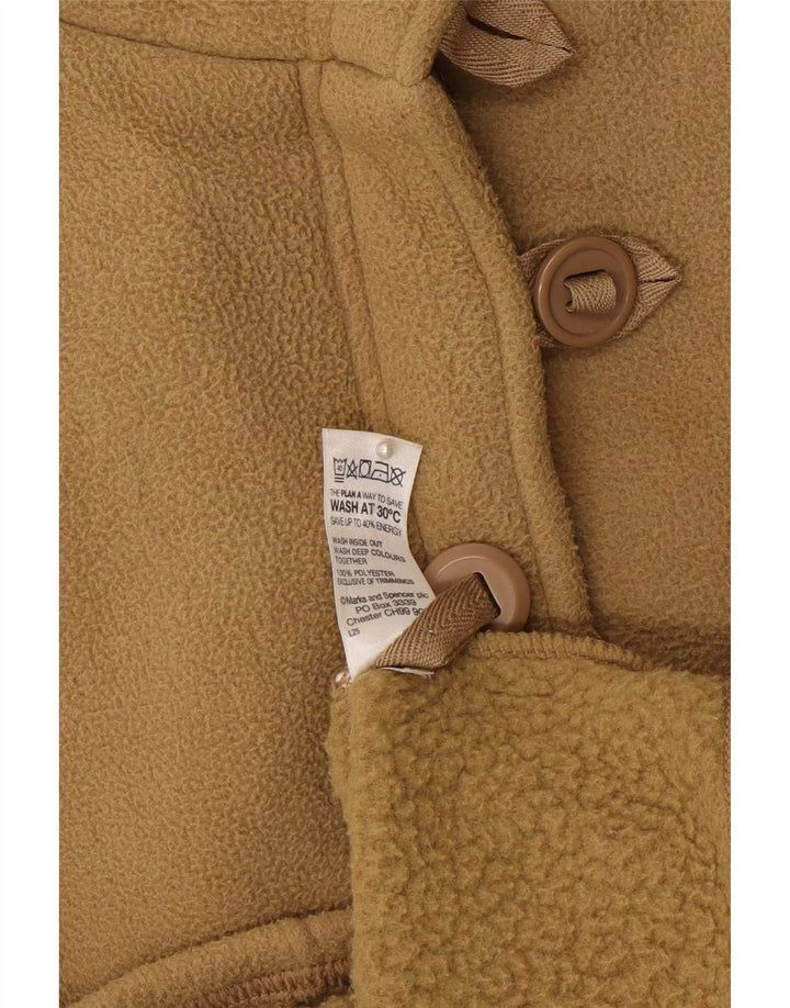 Giacca in pile da donna Marks & Spencer UK 20 2XL Poliestere marrone