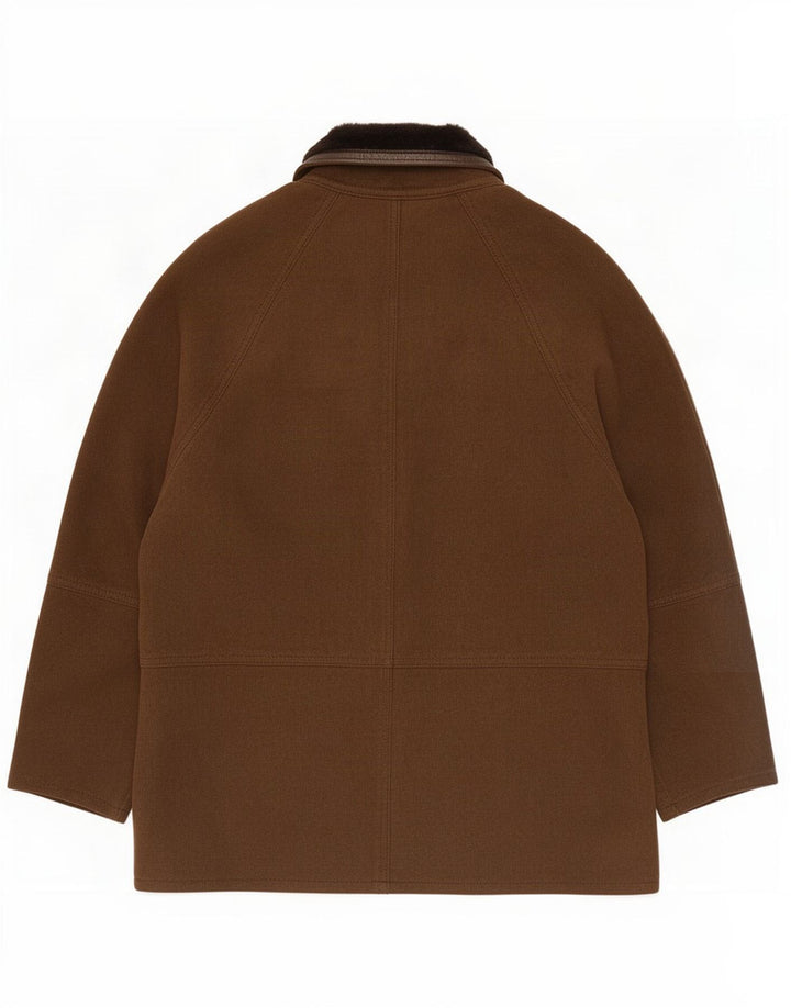 Jachetă din shearling pentru bărbați Dibi IT 52 XL maro