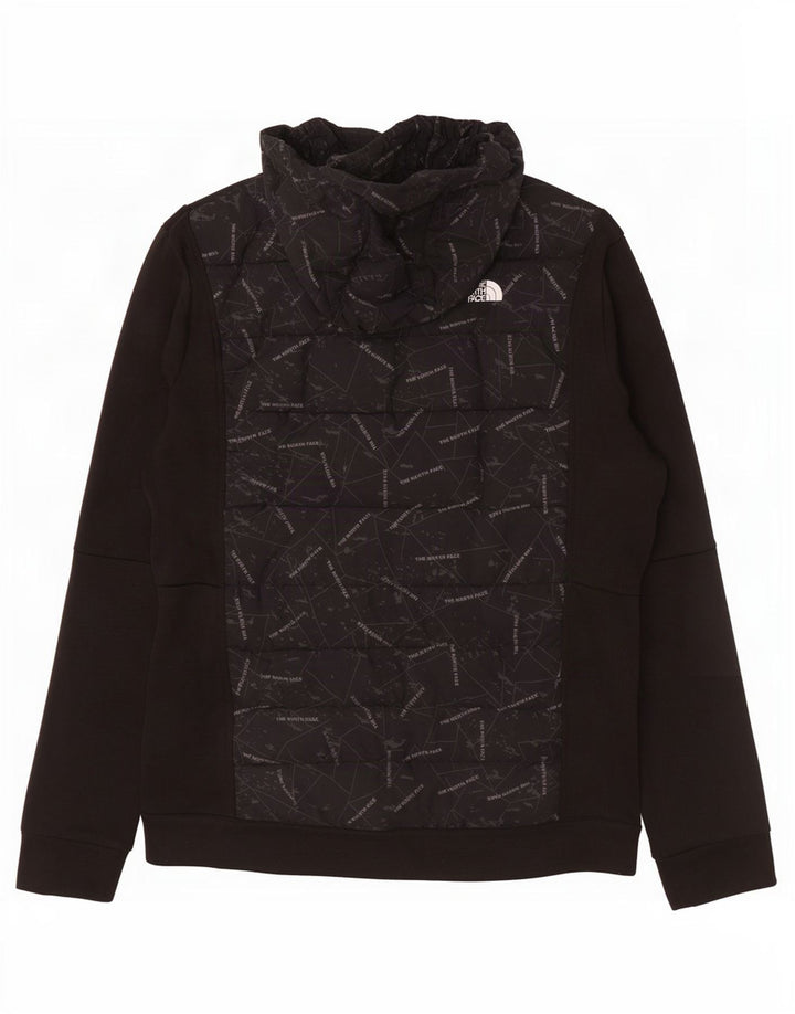 The North Face Veste de survêtement rembourrée graphique pour hommes, grand noir