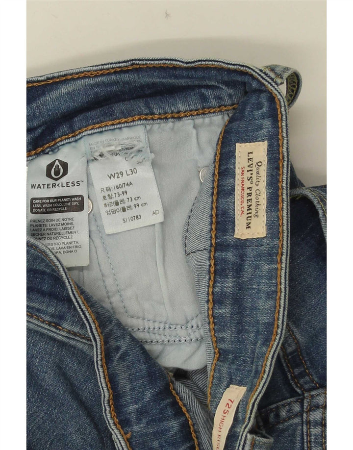 Jeans Levi's da donna 725 bootcut a vita alta W29 L30 Blu