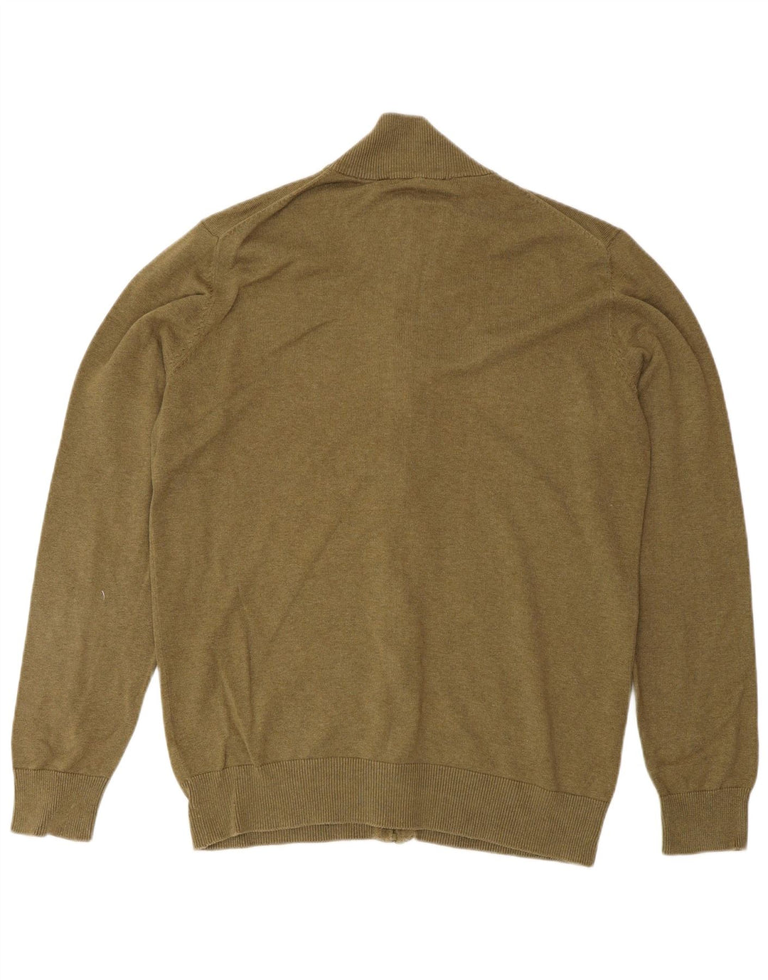 Besætningstøj Herre cardigan sweater Medium Khaki Bomuld