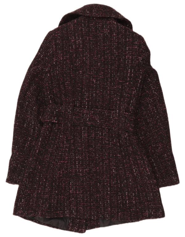 Jane Norman Damen Zweireihiger Mantel UK 10 Small Lila meliert Acryl