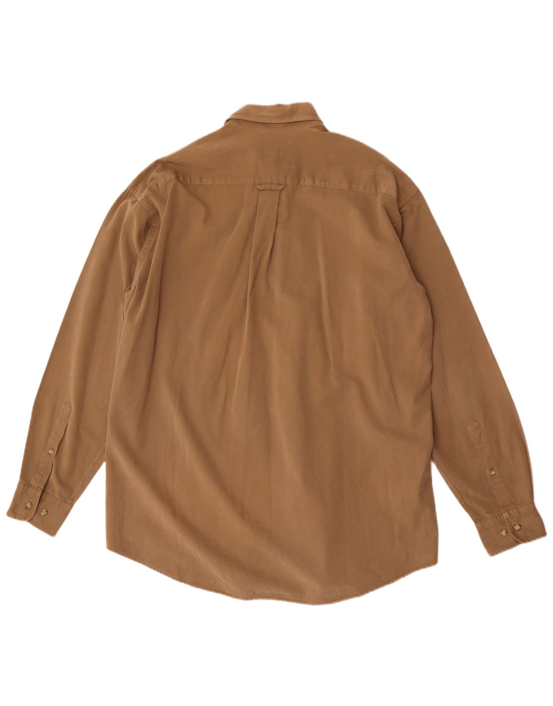 Camicia ampia da uomo Gant in cotone marrone medio