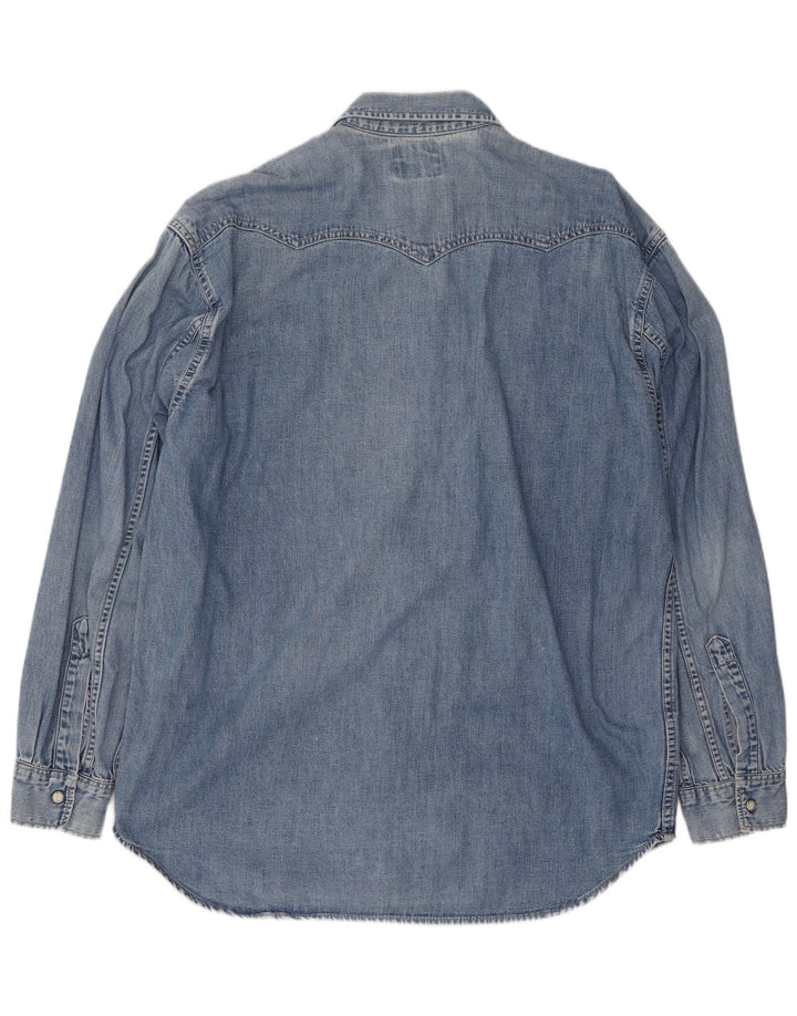 Camisa vaquera Levi's para hombre de algodón azul grande
