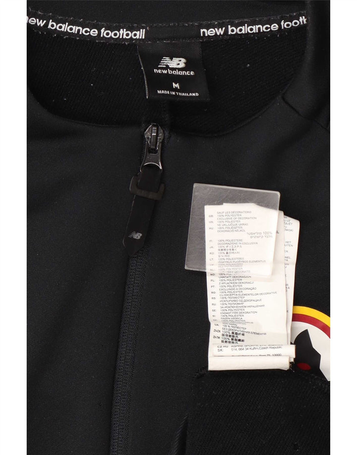 New Balance Mens Tracksuit Top Jacket Medium Black Polyester