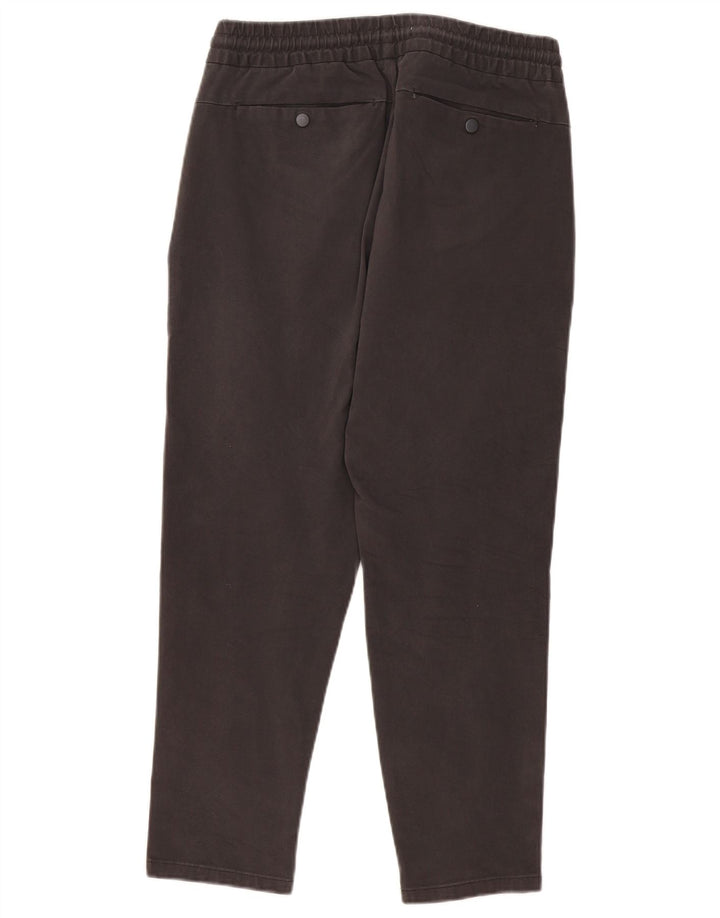 ZARA Mens Pegged Chino Trousers Medium W31 L26 Black Cotton