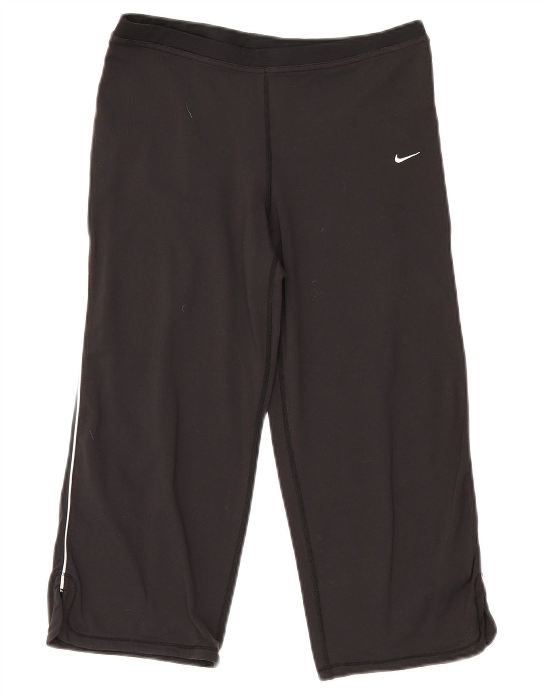 Nike Womens Capri Leggings UK 8/10 Small Black Nylon