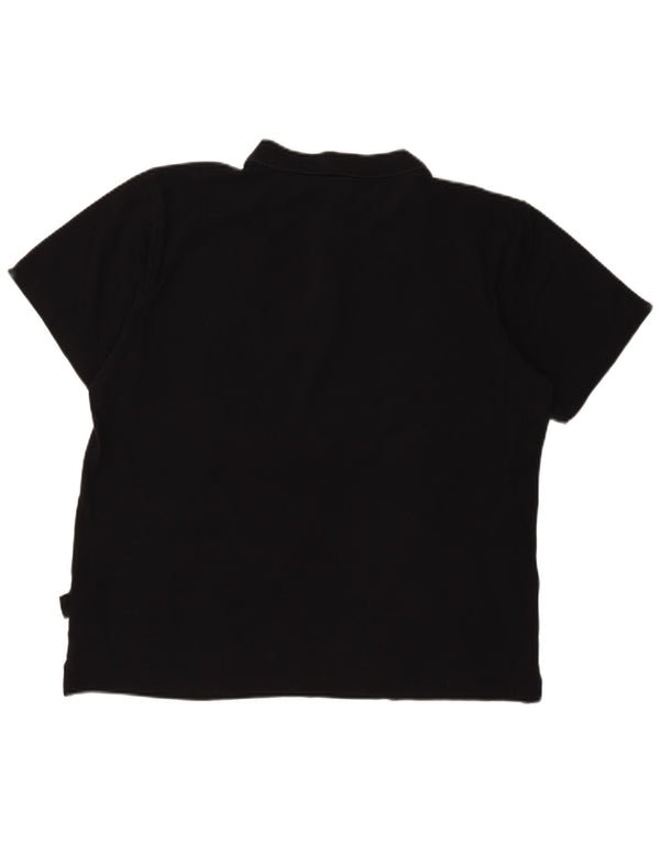 Ellesse Mens Polo Shirt 2XL Black Cotton