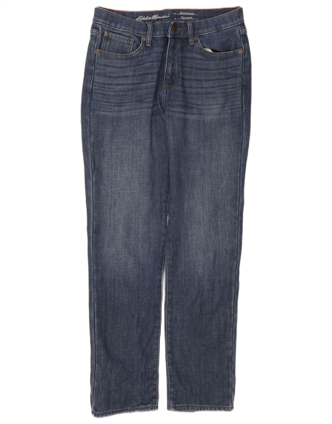 Eddie Bauer Womens Boyfriend Slim Jeans US 6 Medium W30 L30 Blue