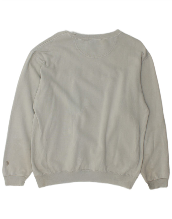 CHAMPION Mens Graphic Sweatshirt Jumper Medium Grey Cotton