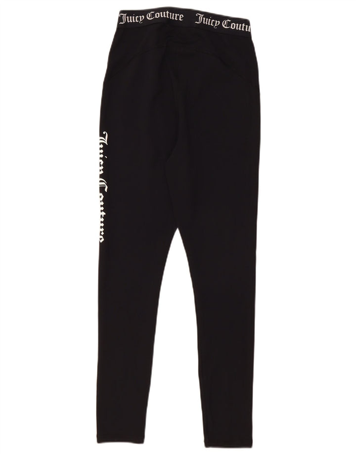 Leggings grafici da donna Juicy Couture UK 12 Poliestere nero medio