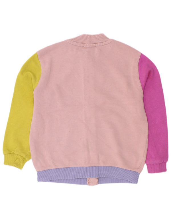 Benetton Veste de Survêtement Fille 2-3 Ans Multicolore Colourblock