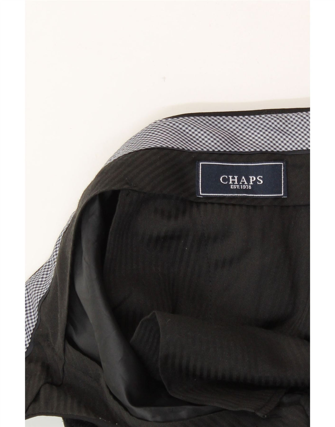 CHAPS Mens Straight Suit Trousers W40 L31 Black
