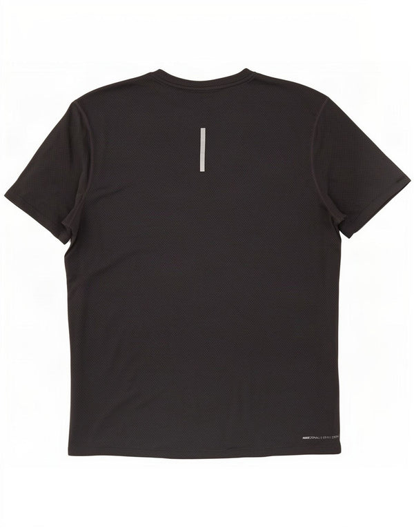 Nike Running T-Shirt Top mellemgrå geometrisk polyester