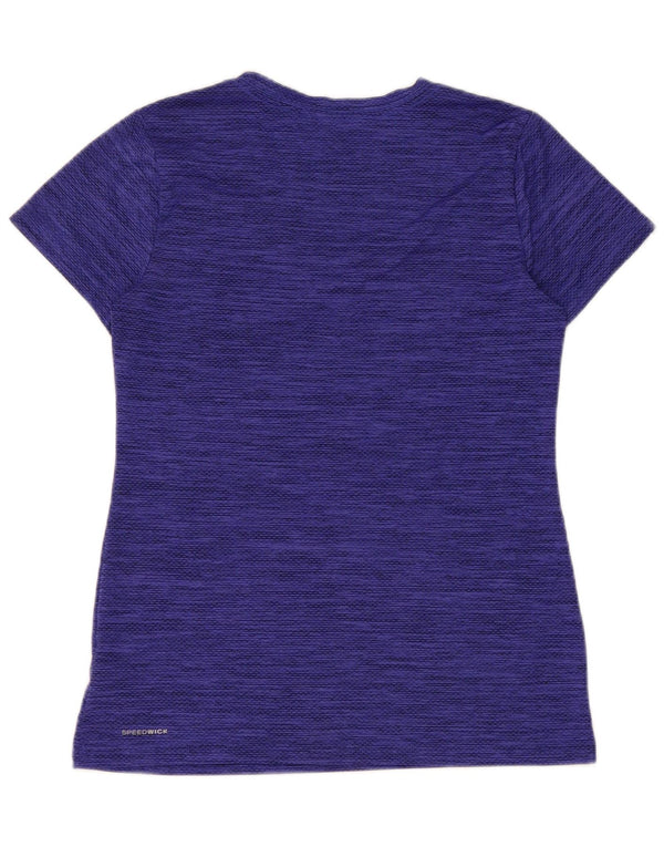 Γυναικείο μπλουζάκι Reebok Speedwick Top 10 Small Blue Flecked Polyester