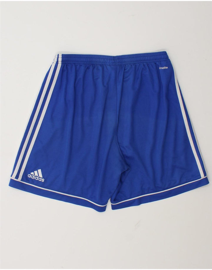 Adidas Herren Climalite Sport Shorts Large Blau Polyester