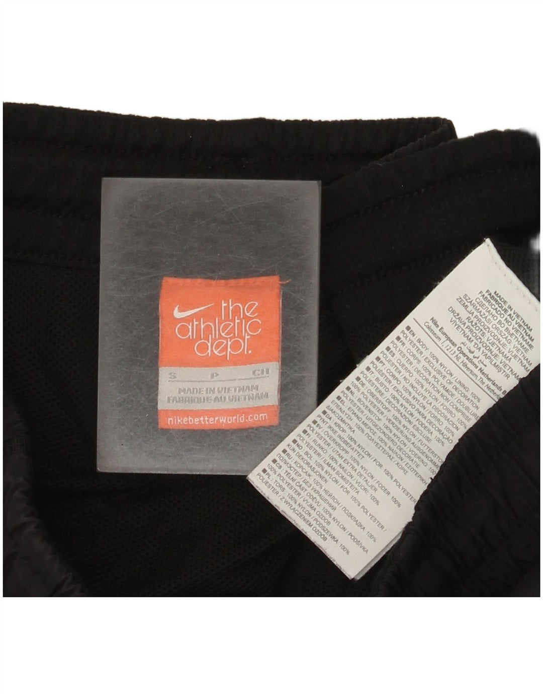 Pantaloni scurti sport Nike pentru bărbați, nailon mic, negru