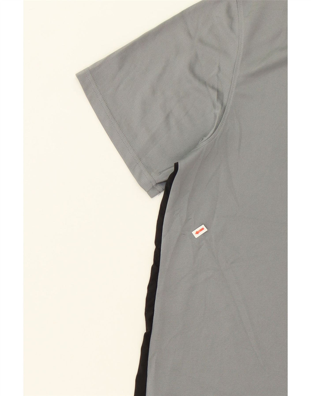 RUSSELL ATHLETIC Mens Dri-Power Polo Shirt XL Grey Colourblock Polyester Vintage Russell Athletic and Second-Hand Russell Athletic from Messina Hembry 