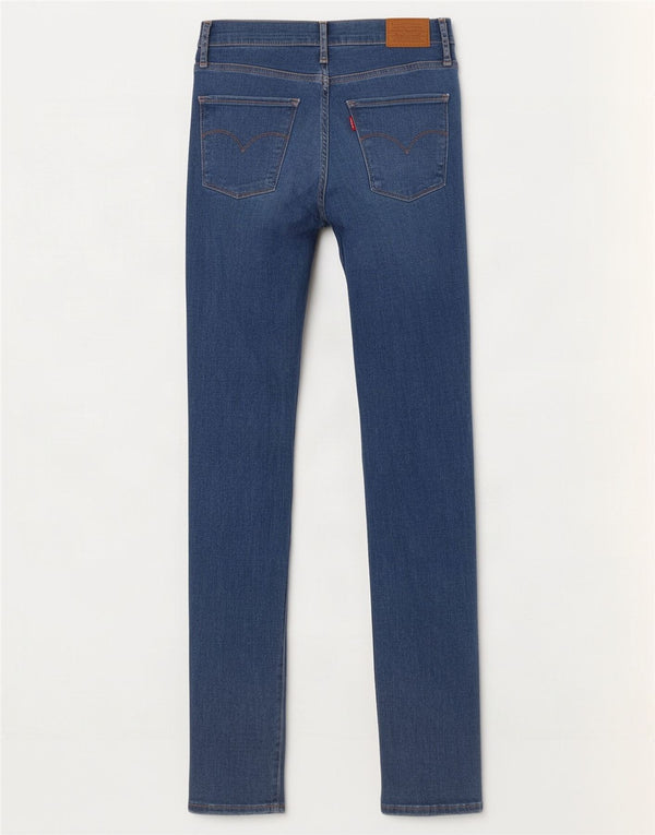 Levi's Womens 720 High Rise Super Skinny Jeans W30 L32 Blue Cotton