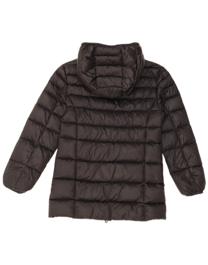 REFRIGIWEAR Boys Hooded Padded Jacket 11-12 Years XL Black Polyester