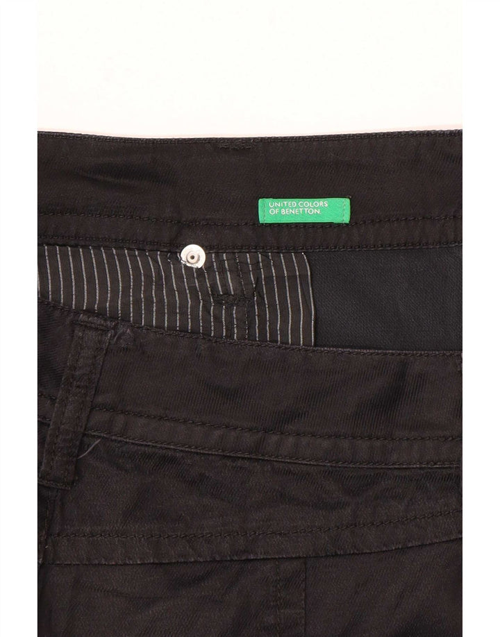 Pantaloncini casual da donna Benetton medi W30 neri